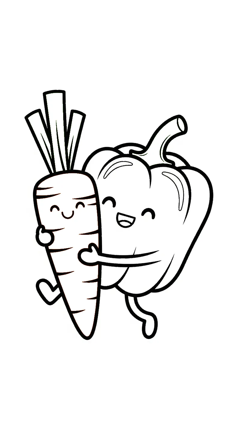 coloriage Poivron a imprimer