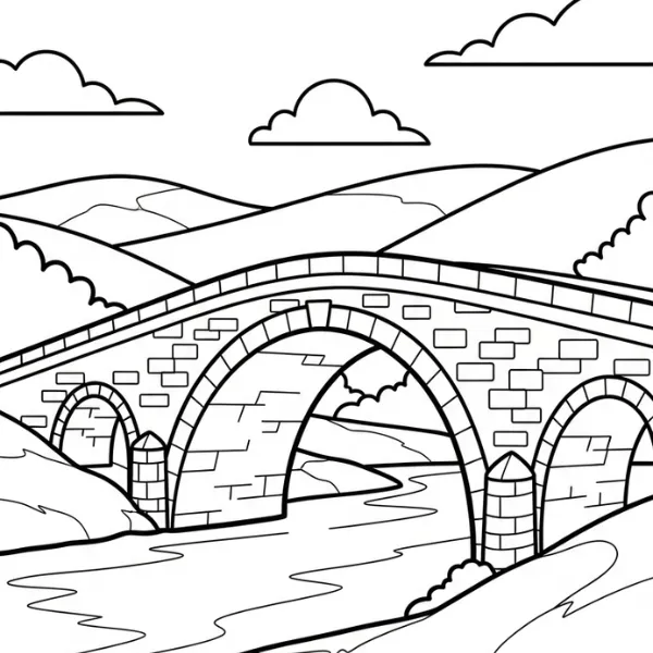 Coloriage Pont