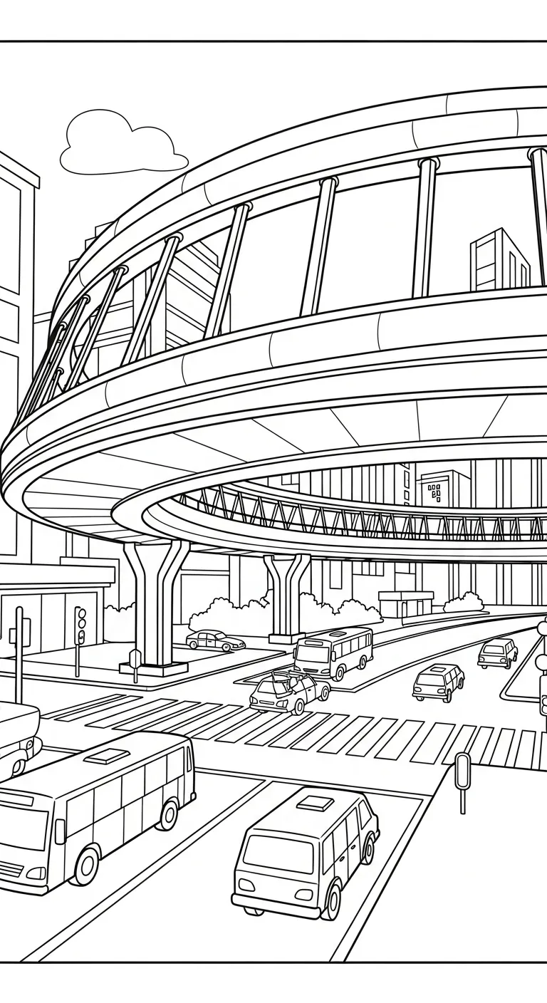 coloriage Pont a colorier en ligne gratuitement