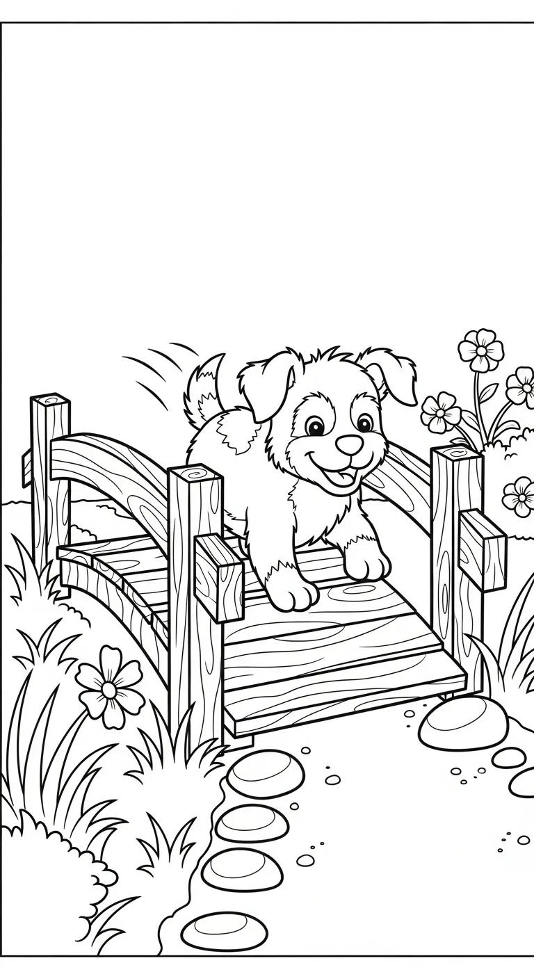 coloriage Pont et dessins 1