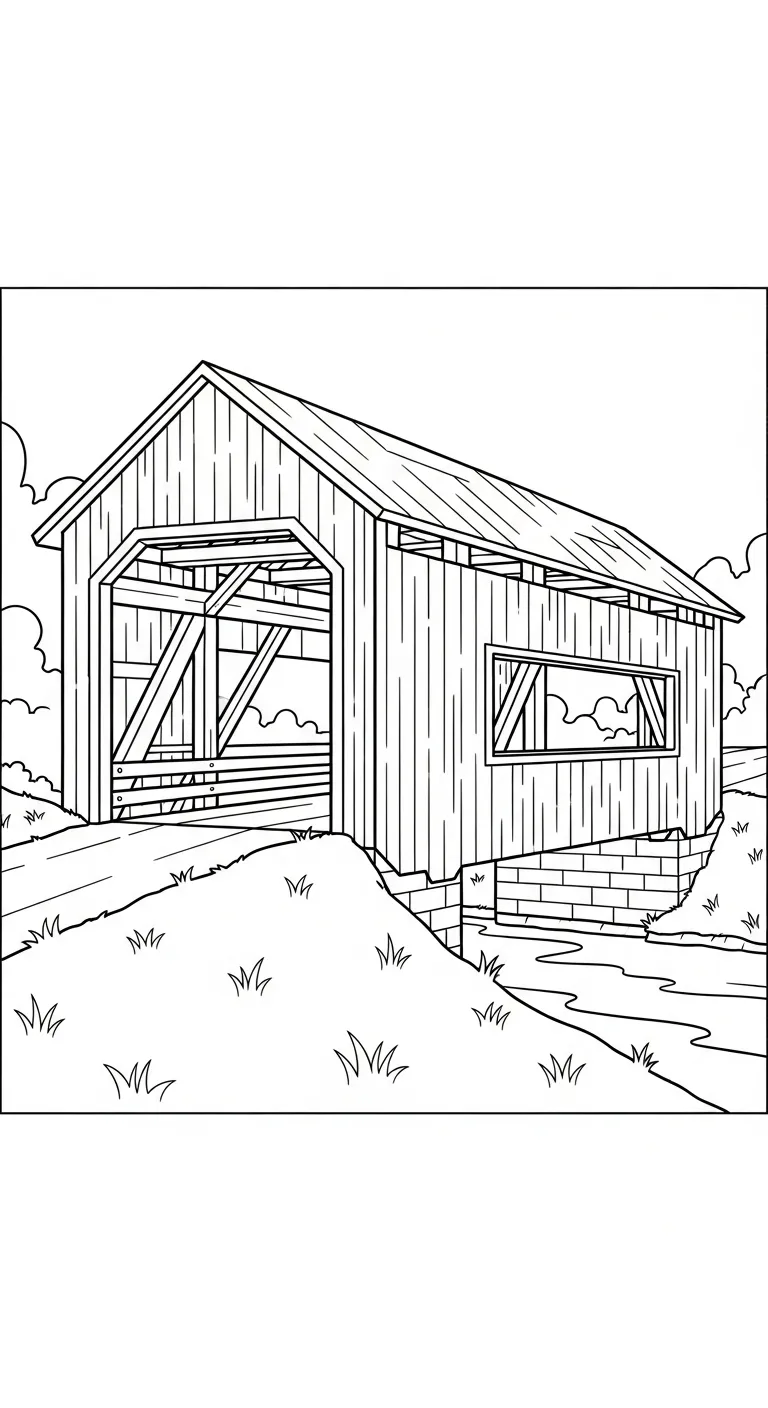coloriage Pont à imprimer gratuitement pdf