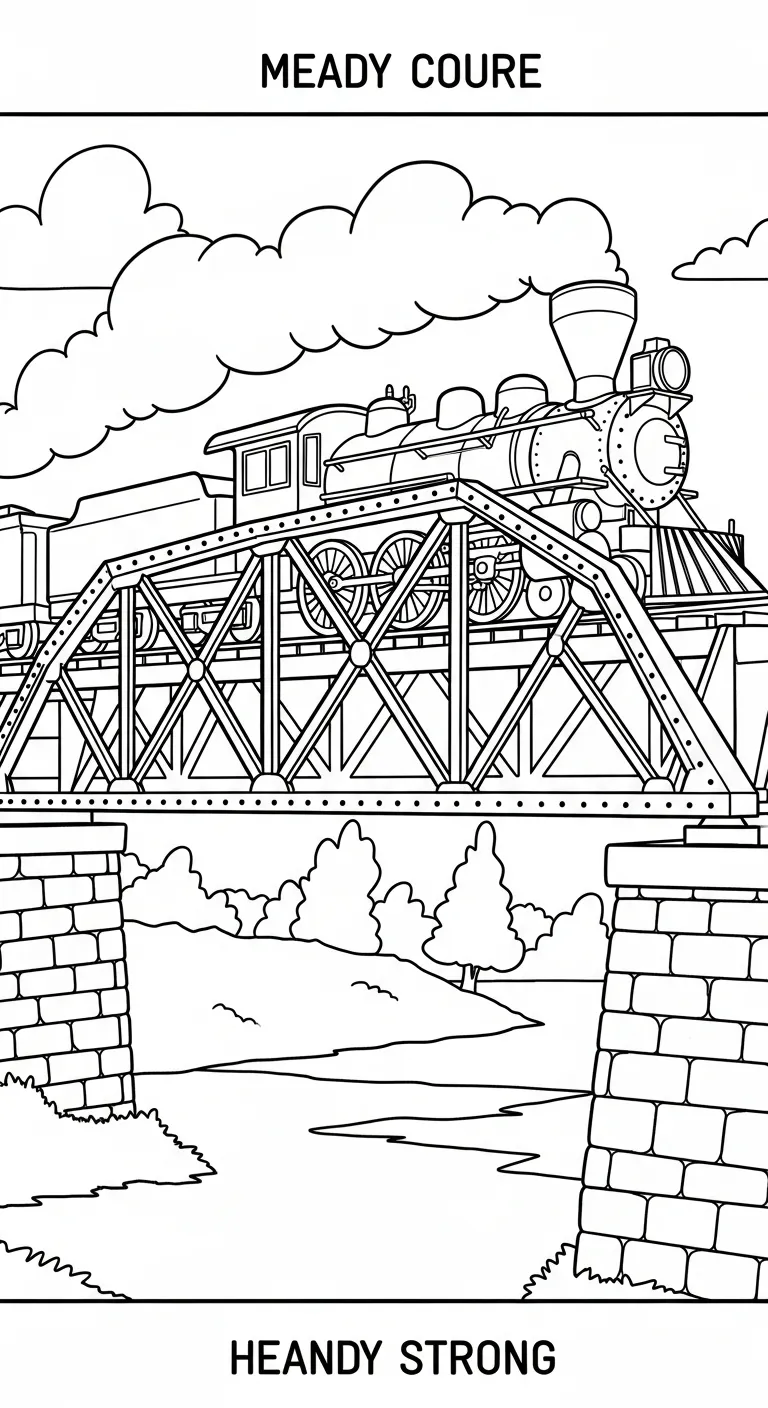 coloriage Pont gratuit