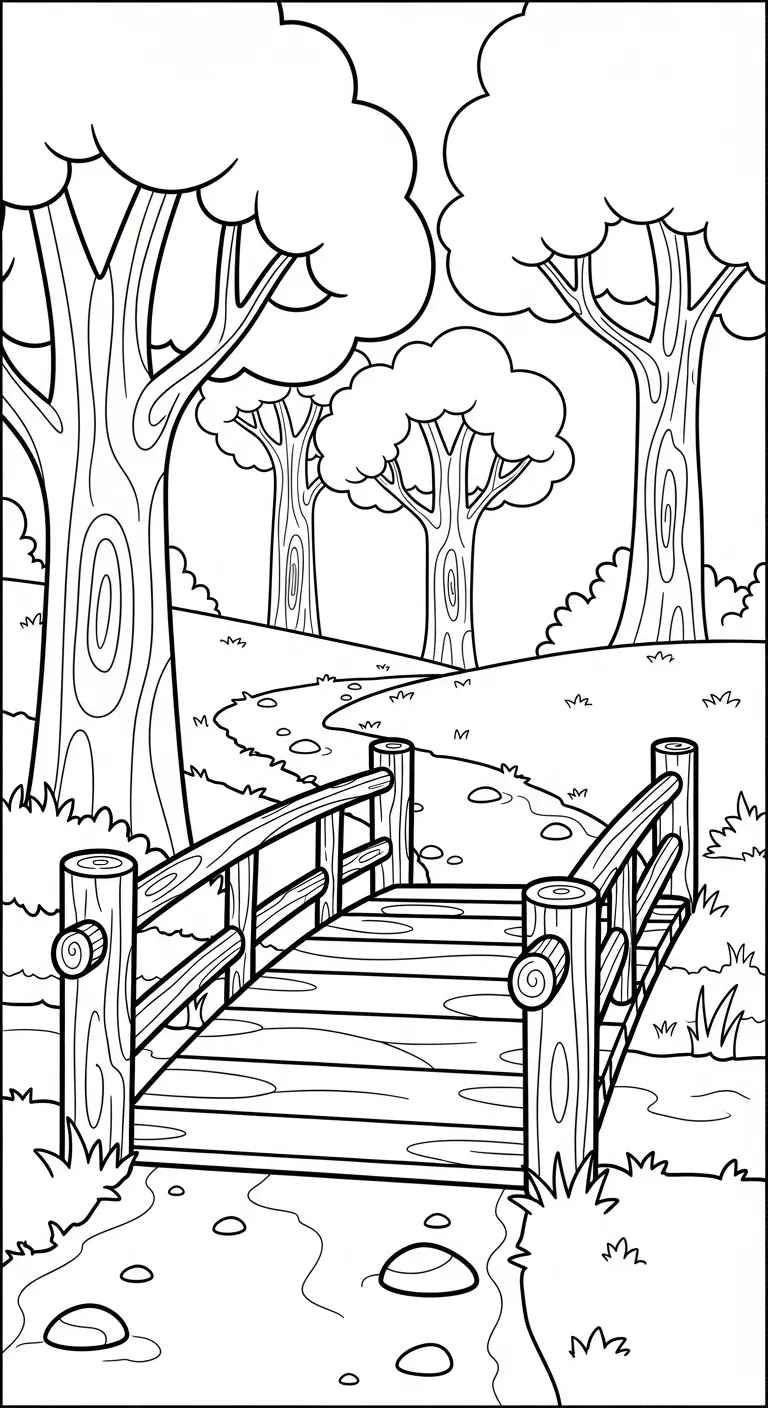 coloriage Pont en ligne 1