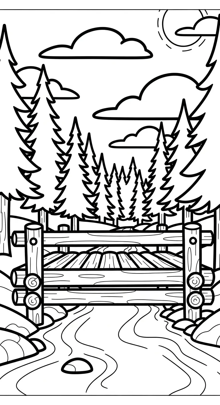 télécharger coloriage Pont gratuit