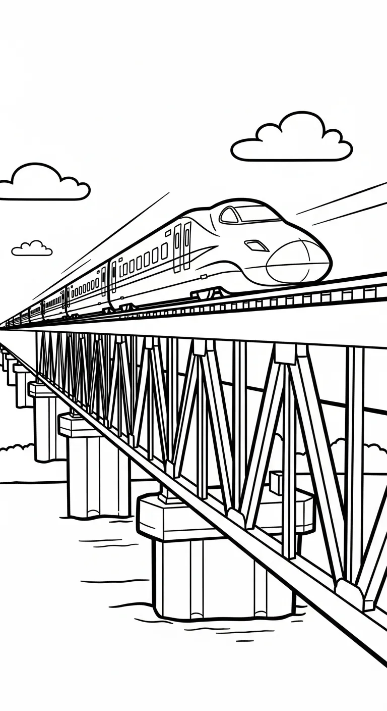 imprimer coloriage Pont 1