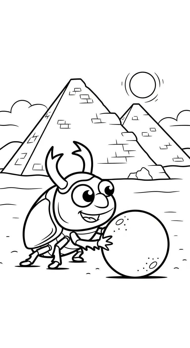 coloriage Pyramide et apprentissage