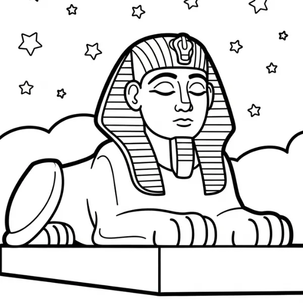 Coloriage Sphinx