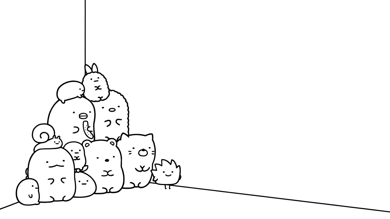 coloriage Sumikko Gurashi de pour enfants