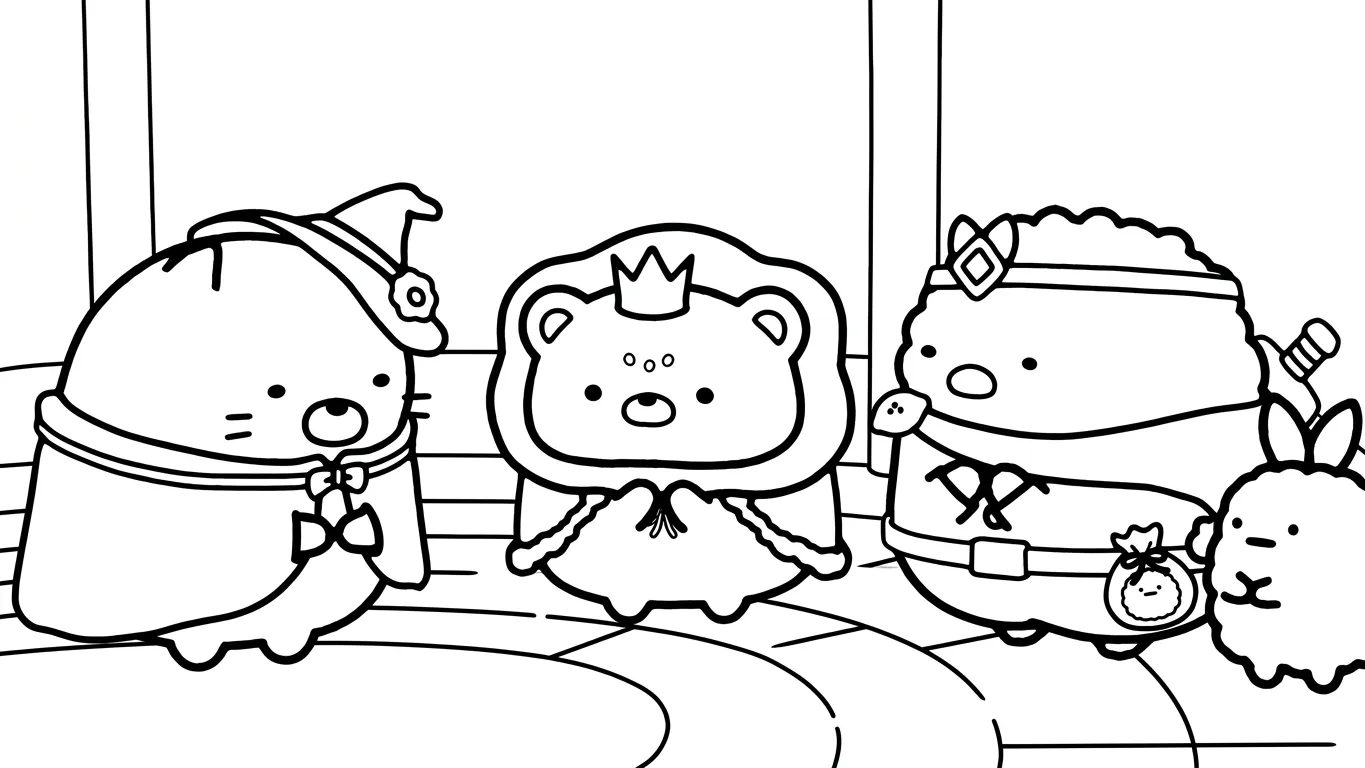 coloriage Sumikko Gurashi en ligne 1