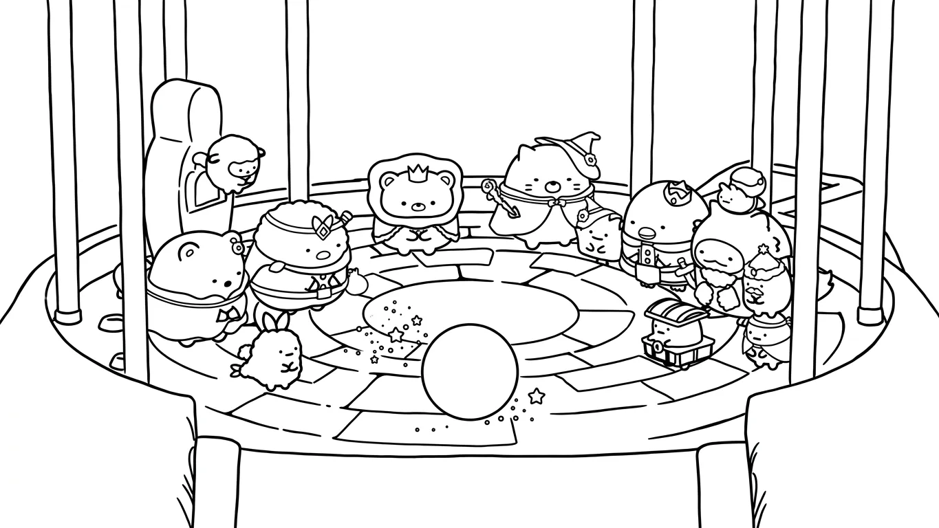 coloriage Sumikko Gurashi à imprimer pour enfant de 12 ans 1