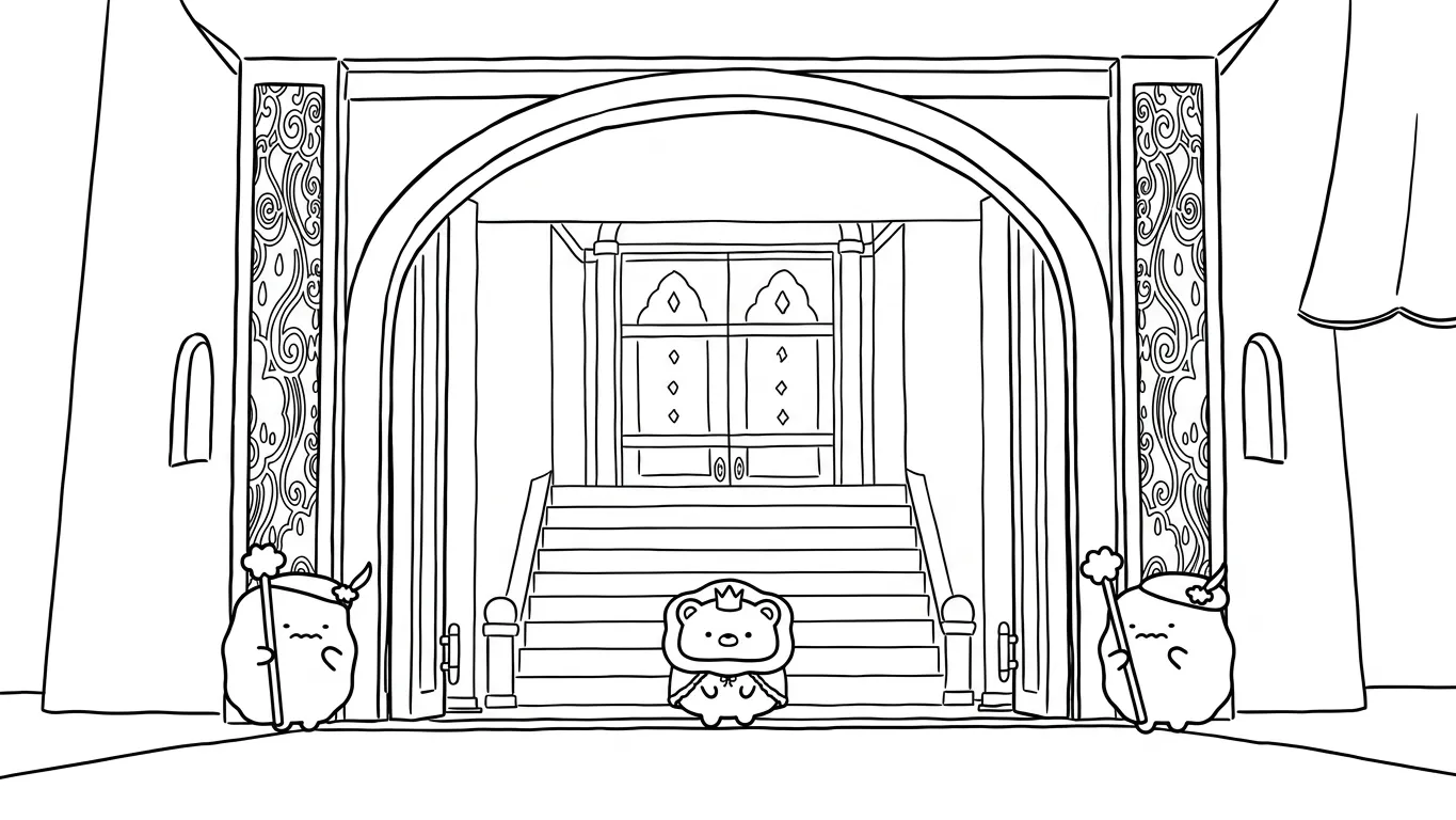 coloriage Sumikko Gurashi gratuit en ligne