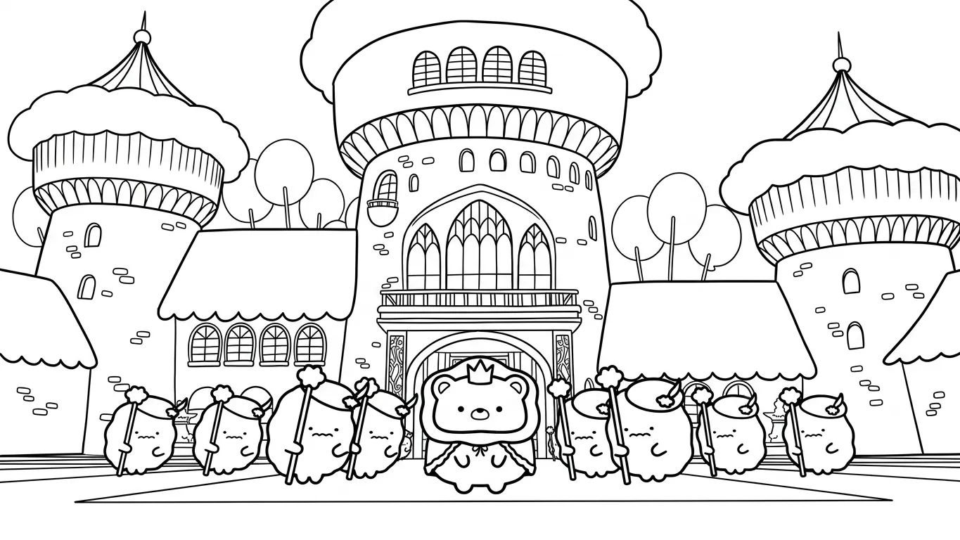 coloriage Sumikko Gurashi et dessin a imprimer