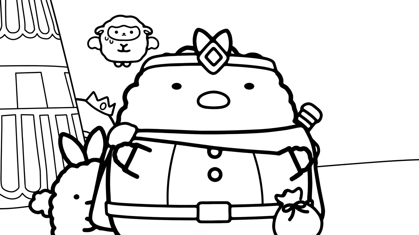 coloriage Sumikko Gurashi a imprimer gratuit 1
