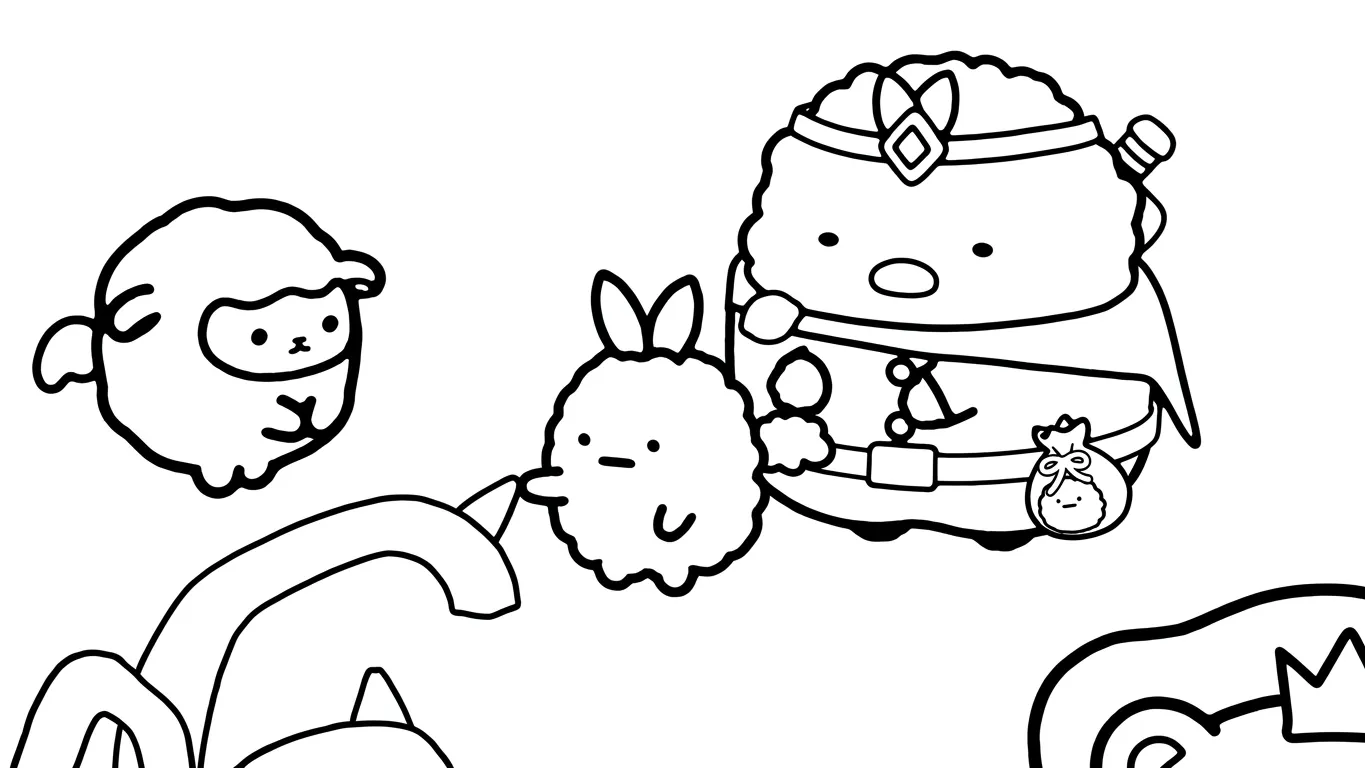coloriage Sumikko Gurashi pour enfant 1