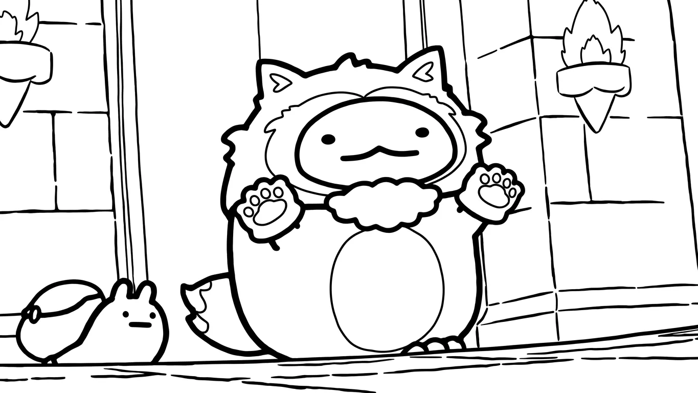 coloriage Sumikko Gurashi à imprimer pour enfant de 12 ans 2