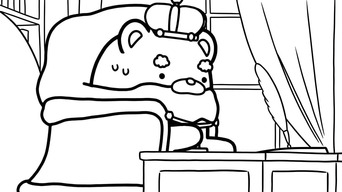 coloriage Sumikko Gurashi pour enfant de 10 ans 1