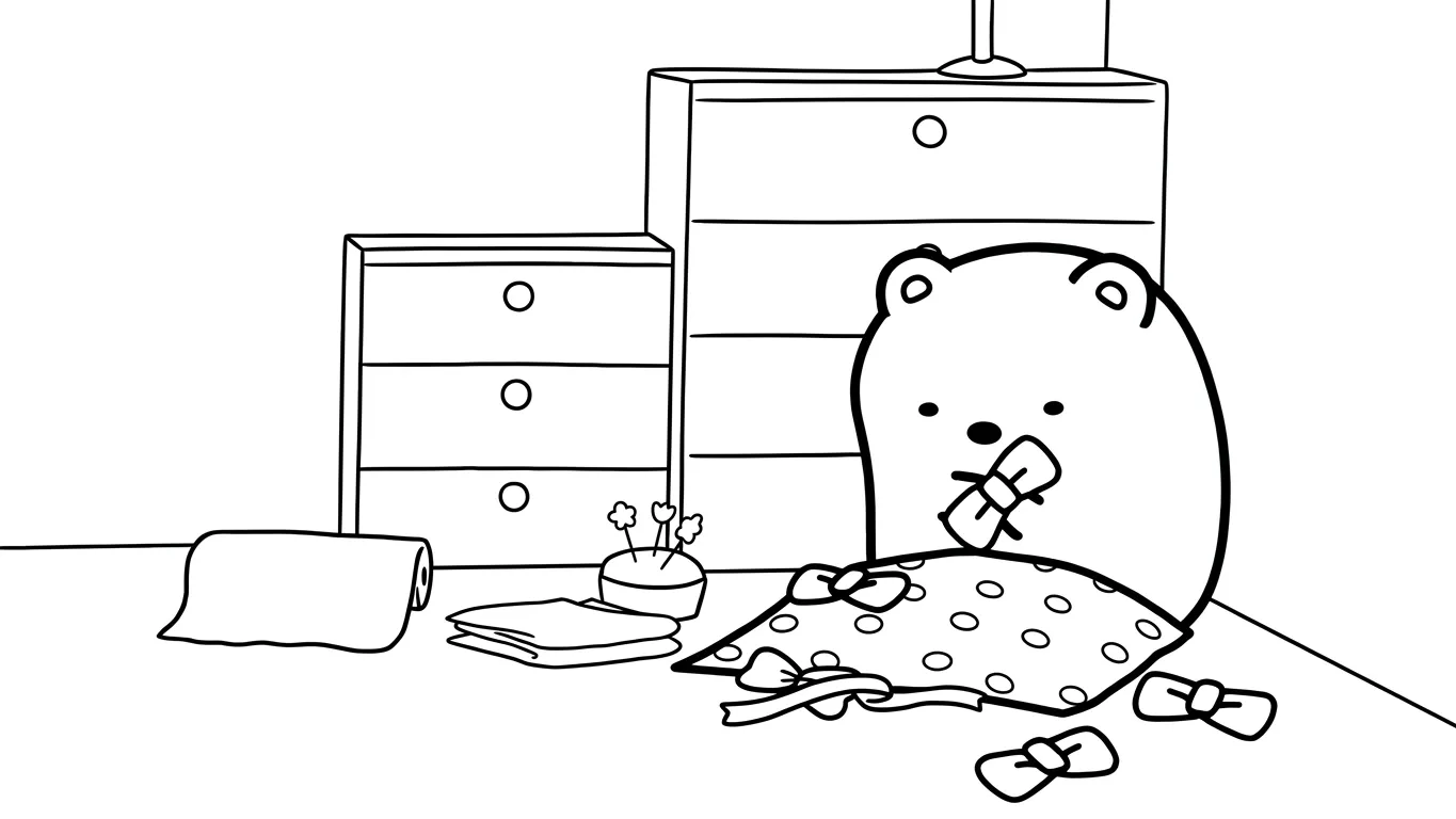imprimer coloriage Sumikko Gurashi 1