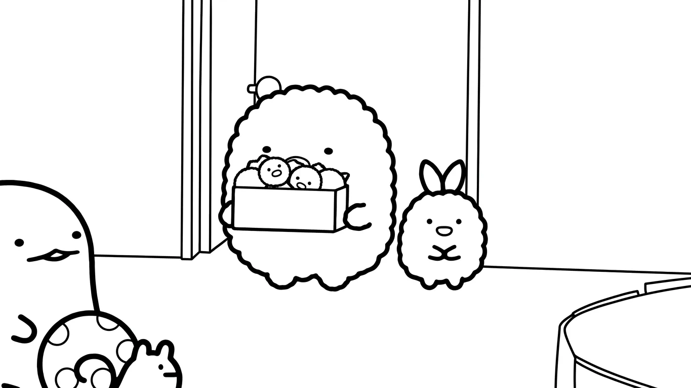 coloriage Sumikko Gurashi pour enfant de 10 ans 2