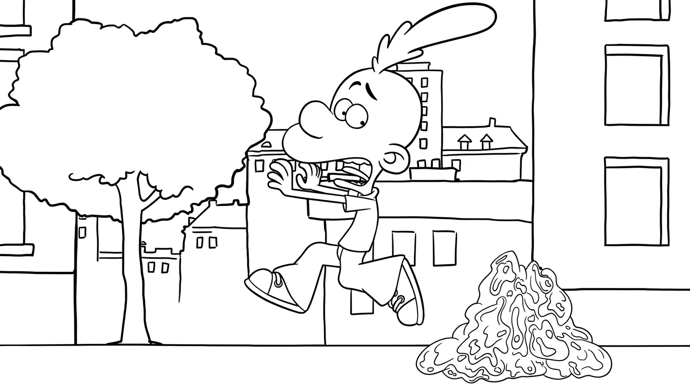 coloriage Titeuf à imprimer pour enfant de 9 ans 1