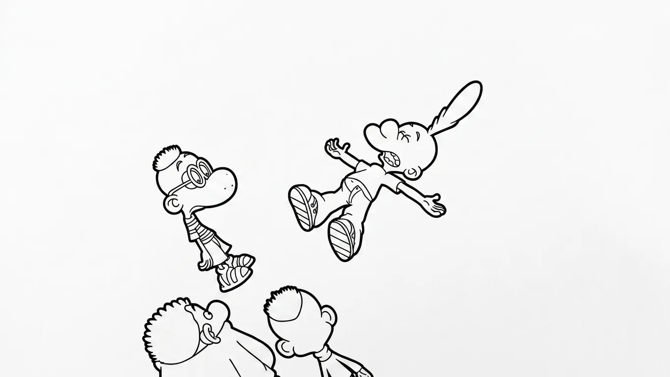 coloriage Titeuf pour enfant de 2 ans