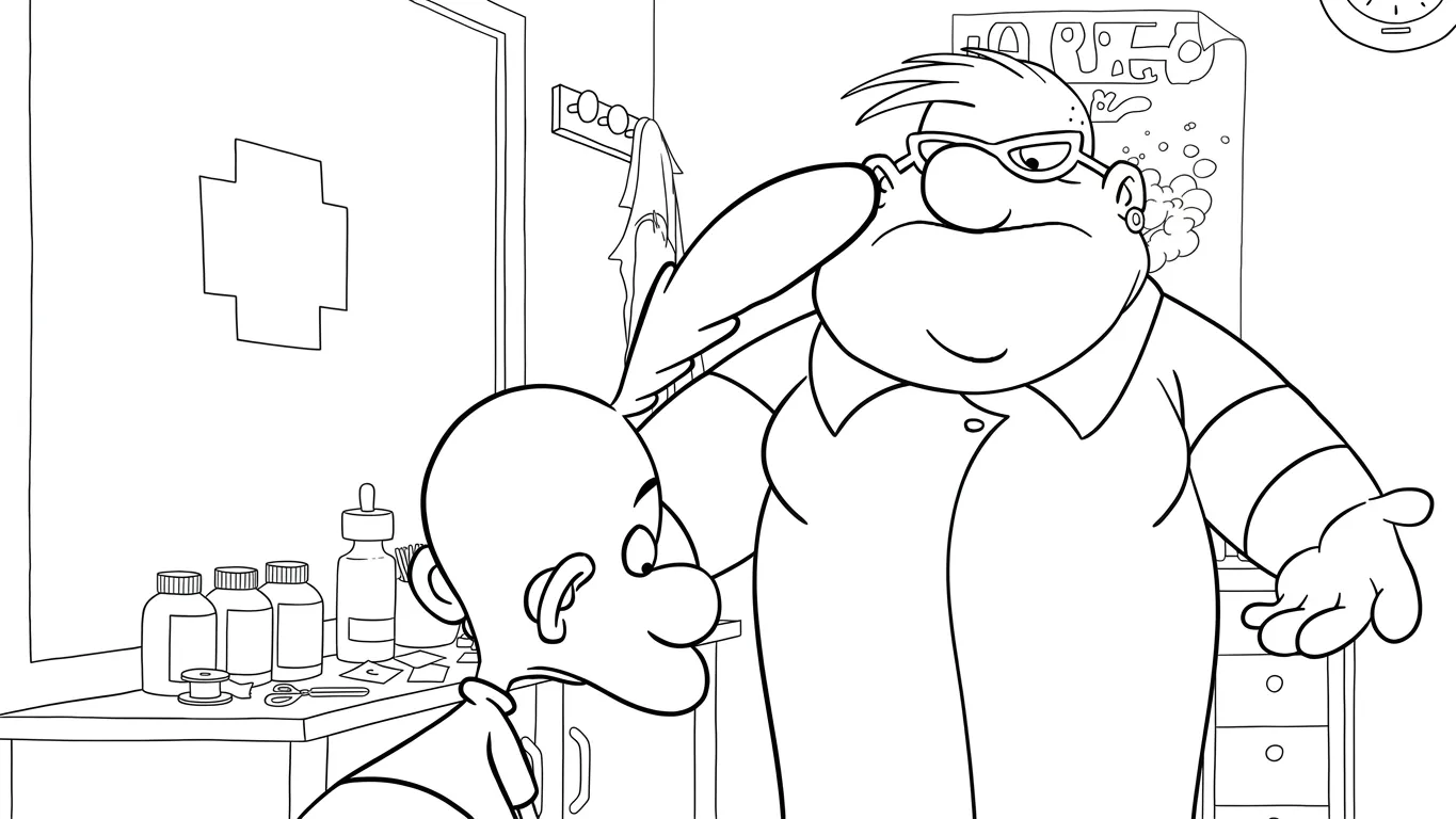 coloriage Titeuf et decoupage