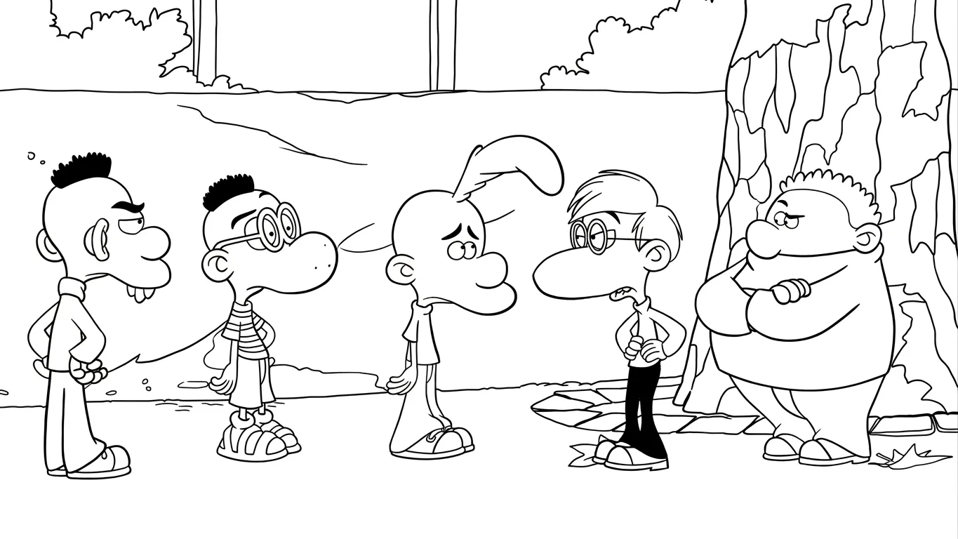 coloriage Titeuf pour enfant de 7 ans