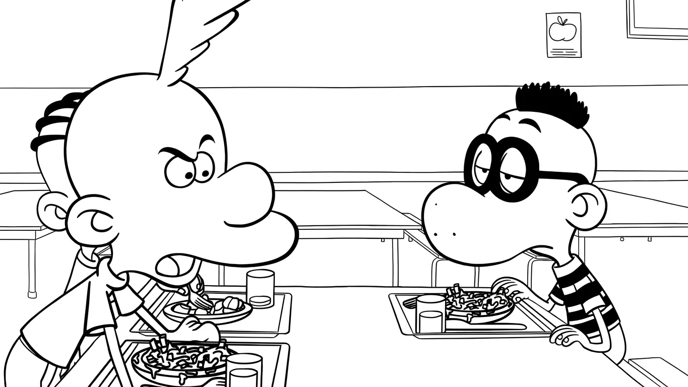 coloriage Titeuf a imprimer pour enfant de 4 ans 1