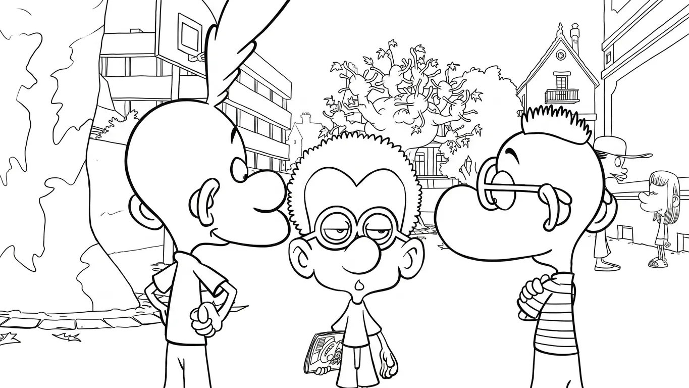 coloriage Titeuf pour enfant de 5 ans