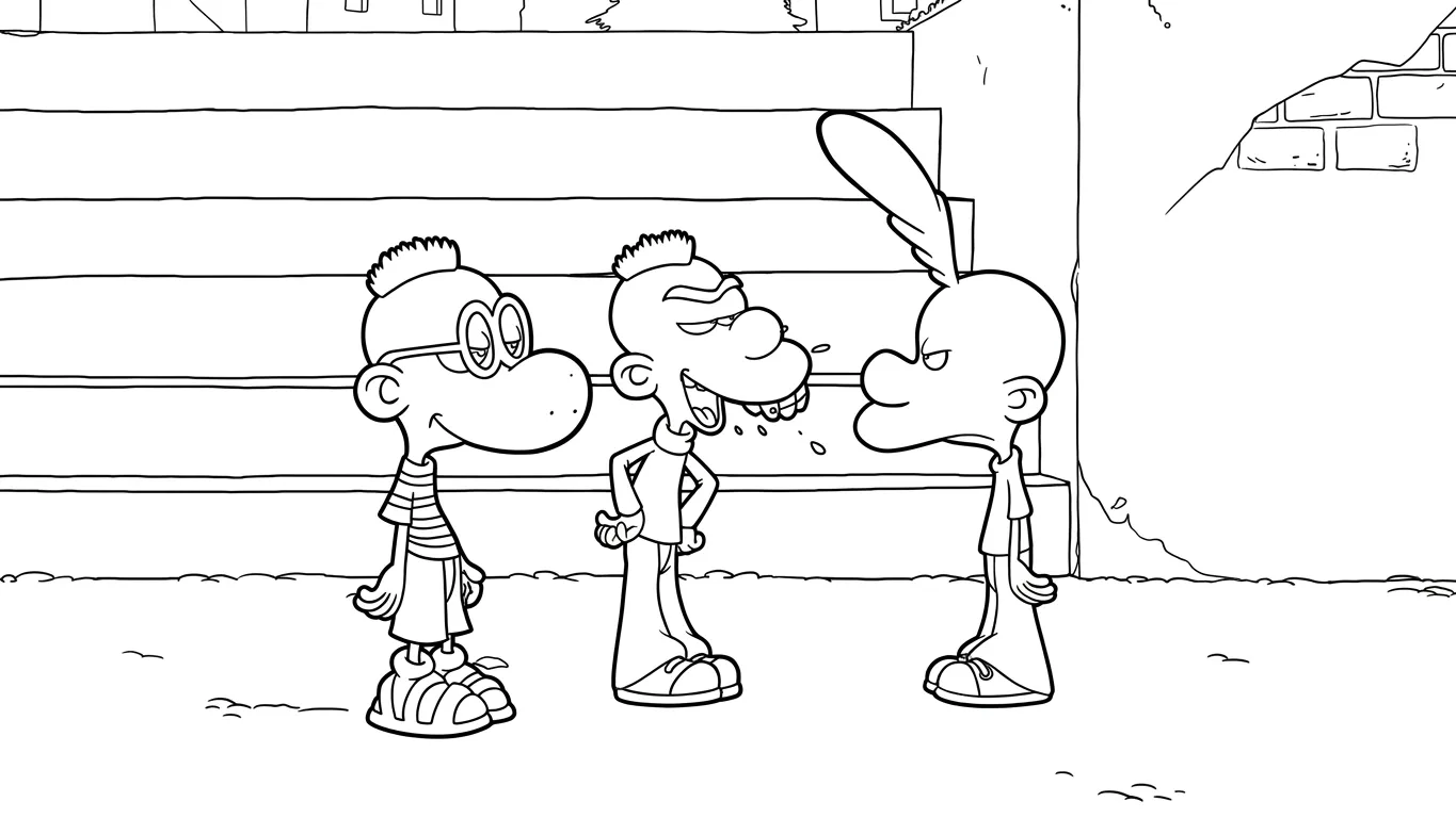 coloriage Titeuf pour enfant de 3 ans
