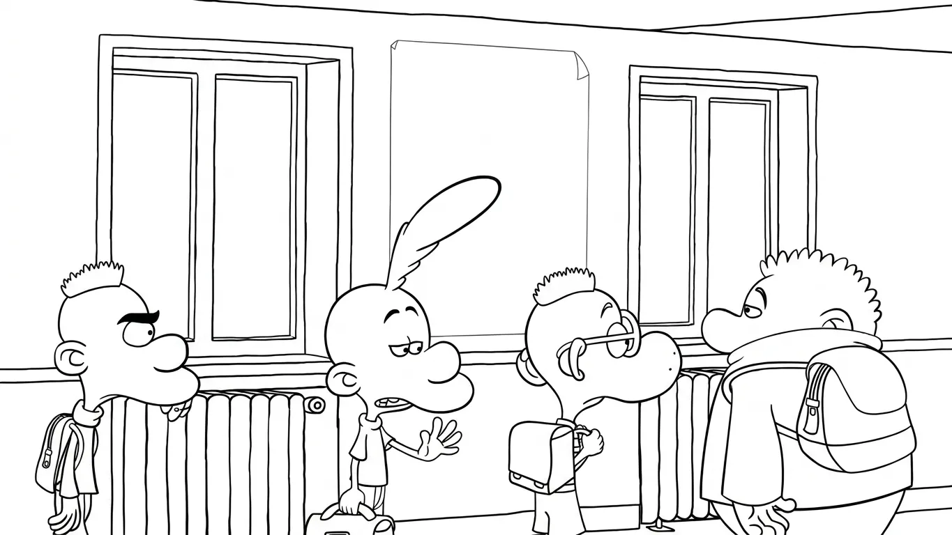 coloriage Titeuf pour primaire