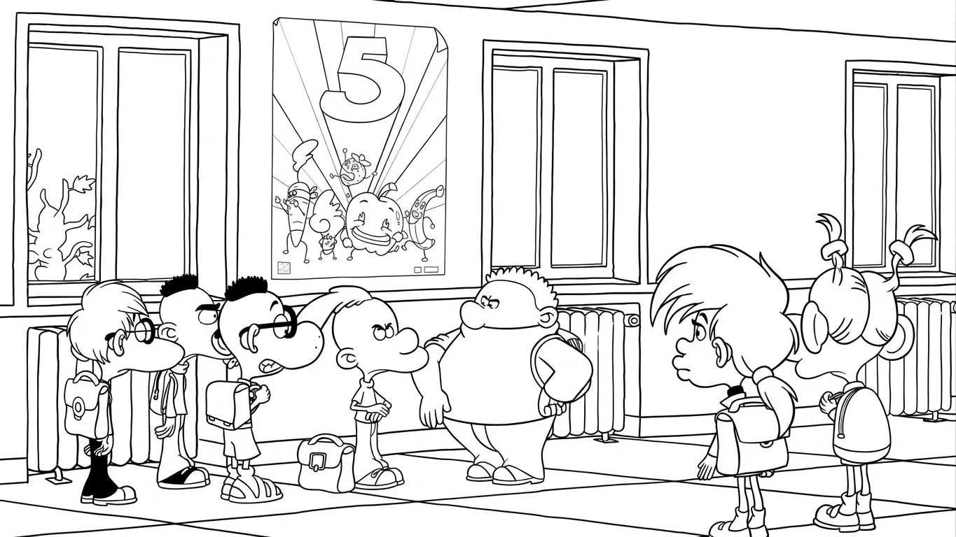 coloriage Titeuf à imprimer pdf