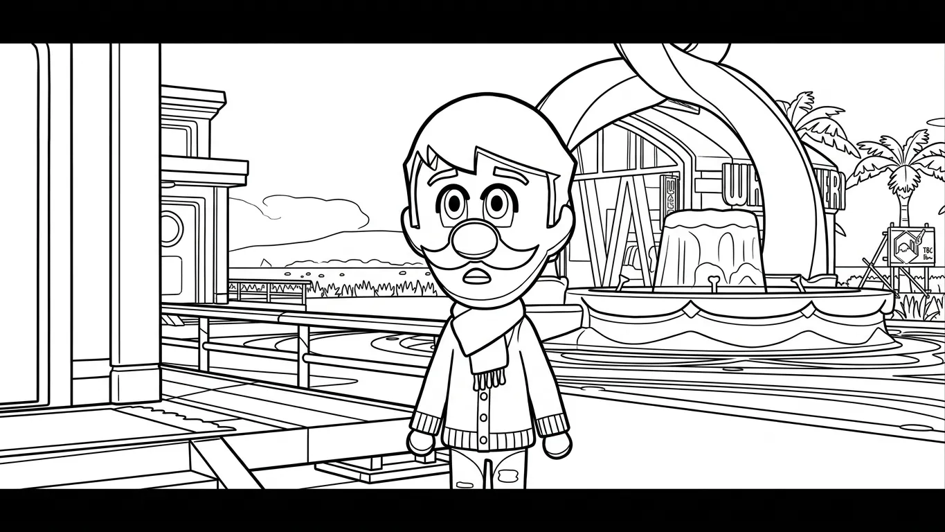 coloriage Tomodachi Life gratuit à imprimer
