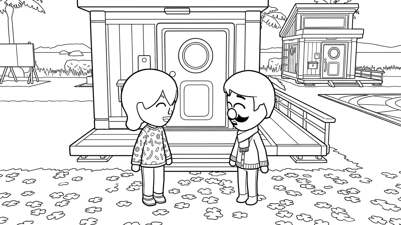 télécharger coloriage Tomodachi Life gratuit