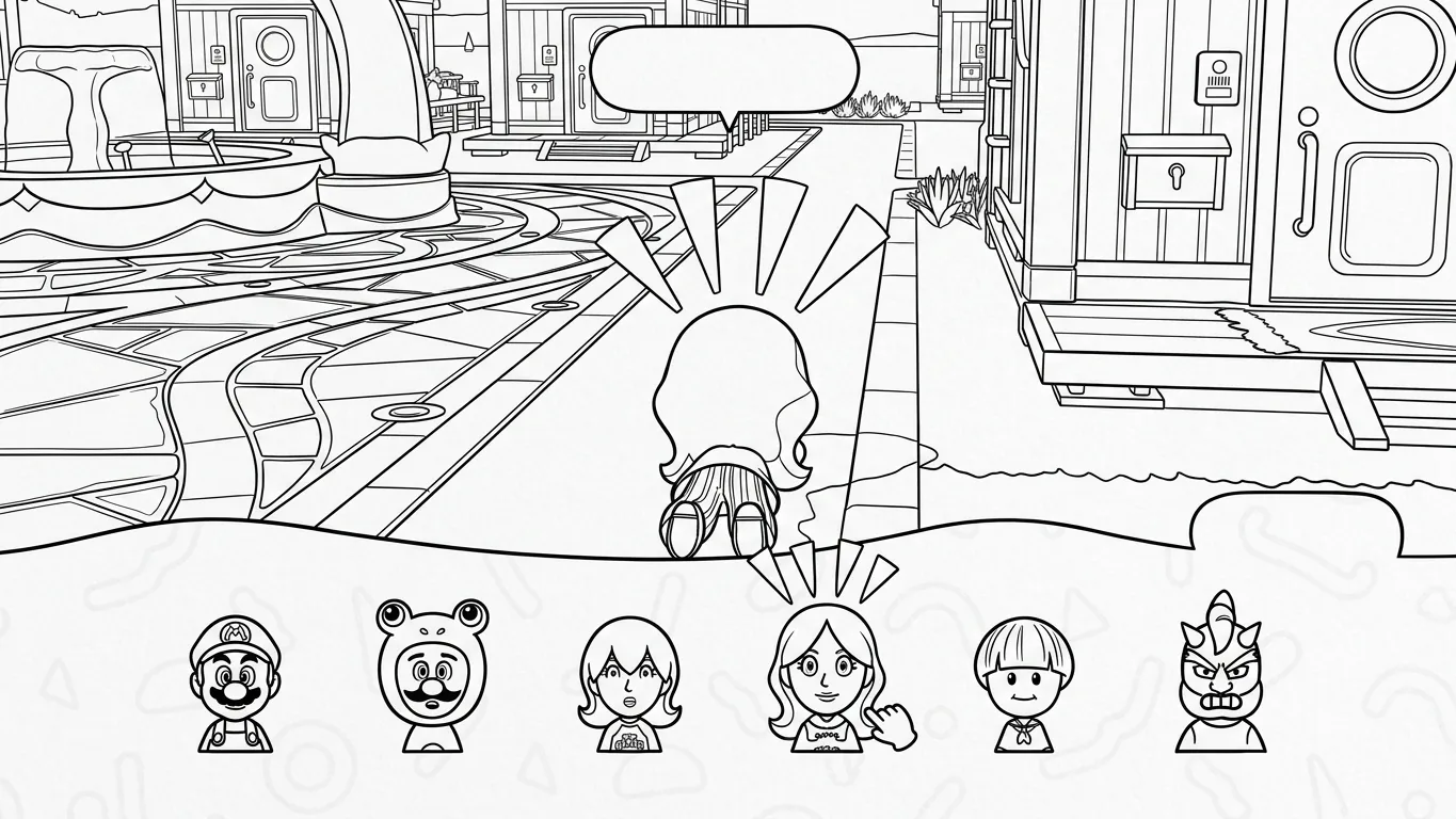 coloriage Tomodachi Life gratuit en ligne