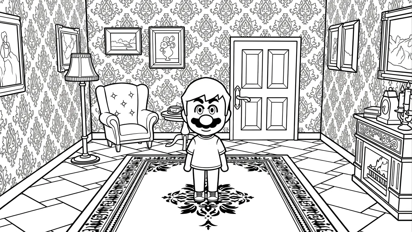 coloriage Tomodachi Life pour enfant de 3 ans