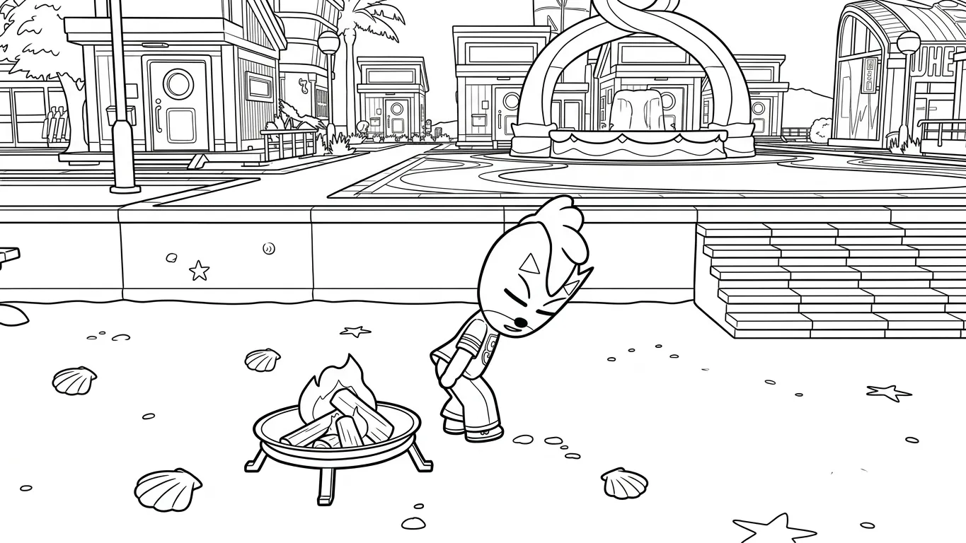 coloriage Tomodachi Life gratuit à imprimer 1