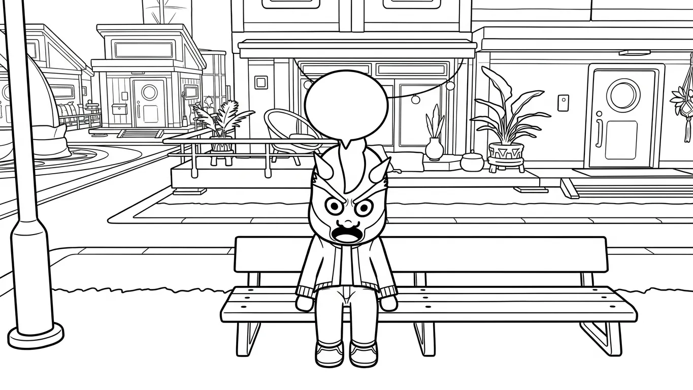 coloriage Tomodachi Life pour enfant de 8 ans