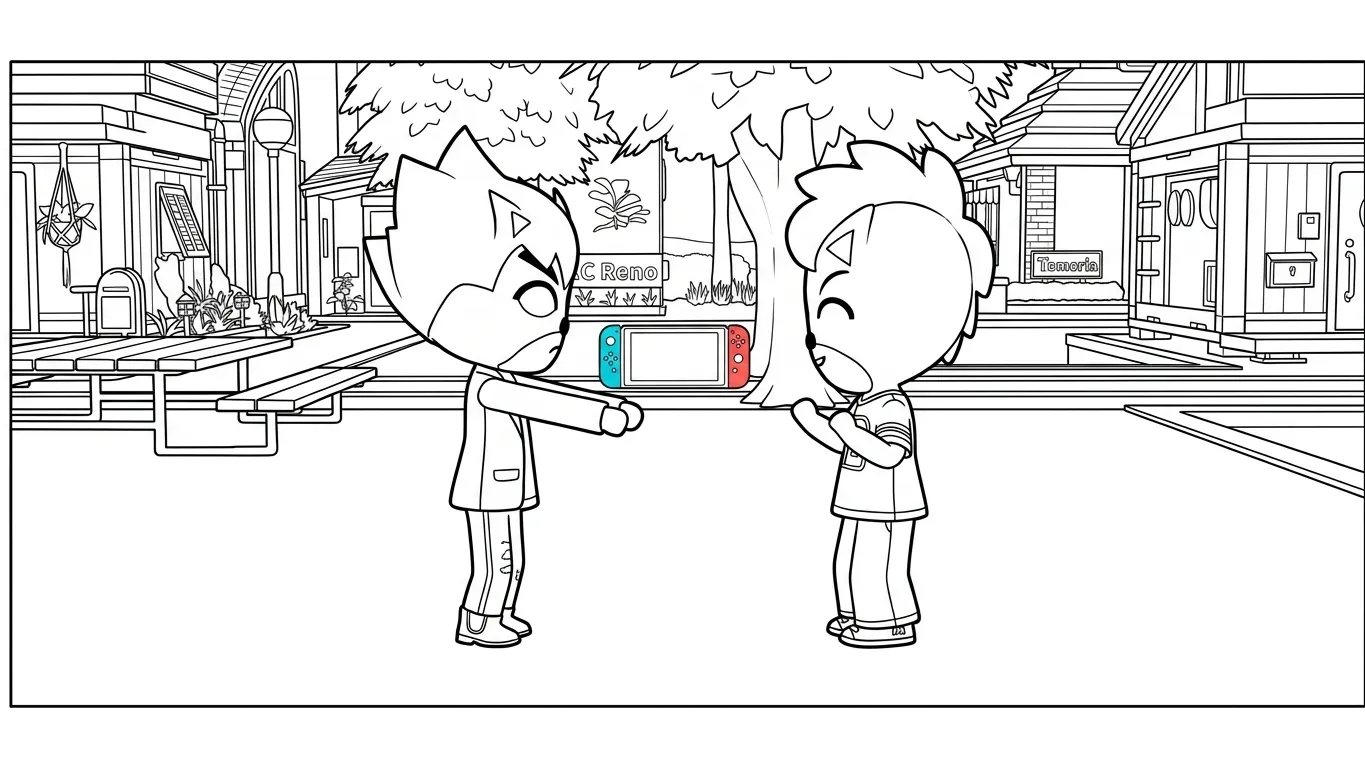 coloriage Tomodachi Life à imprimer pdf gratuit 1