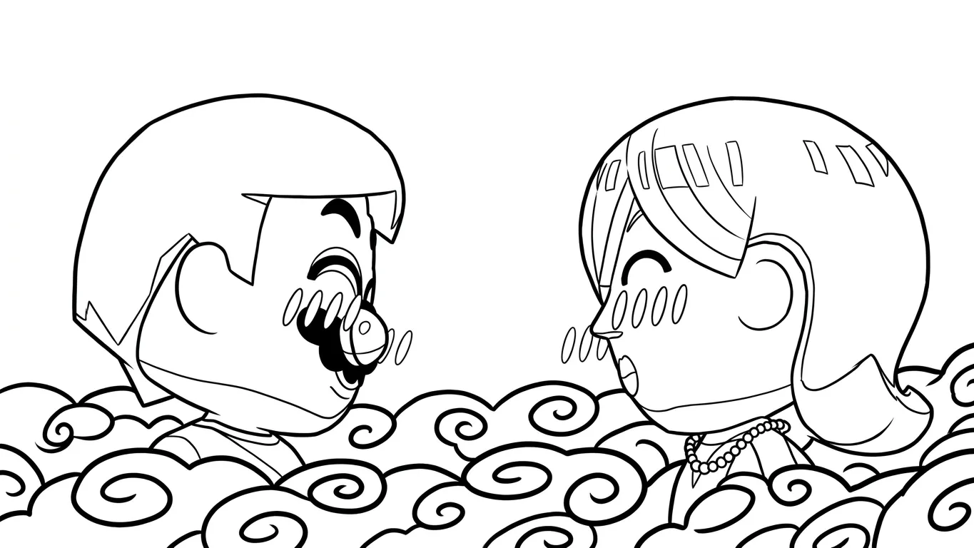 coloriage Tomodachi Life pour enfant de 6 ans