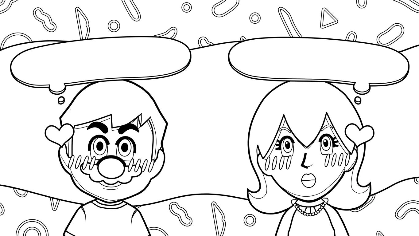 coloriage Tomodachi Life pour enfant de 10 ans 1