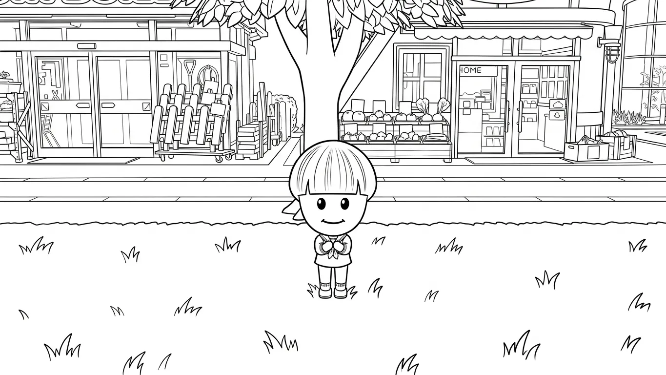 coloriage Tomodachi Life en ligne pour enfant