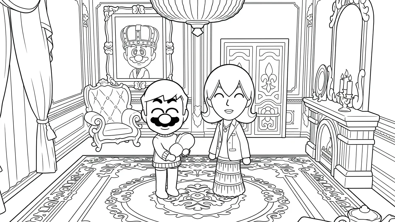 coloriage Tomodachi Life à imprimer pdf gratuit 2