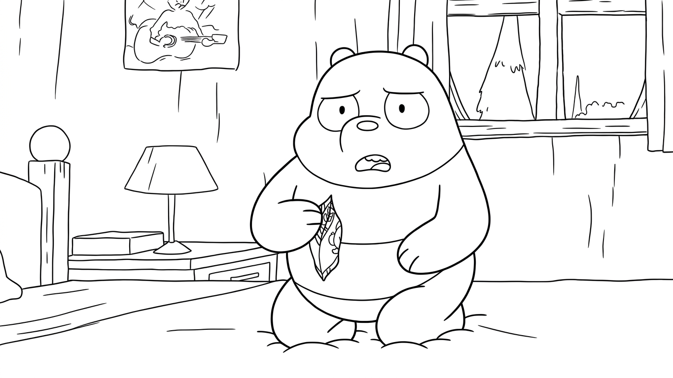 imprimer coloriage We Bare Bears