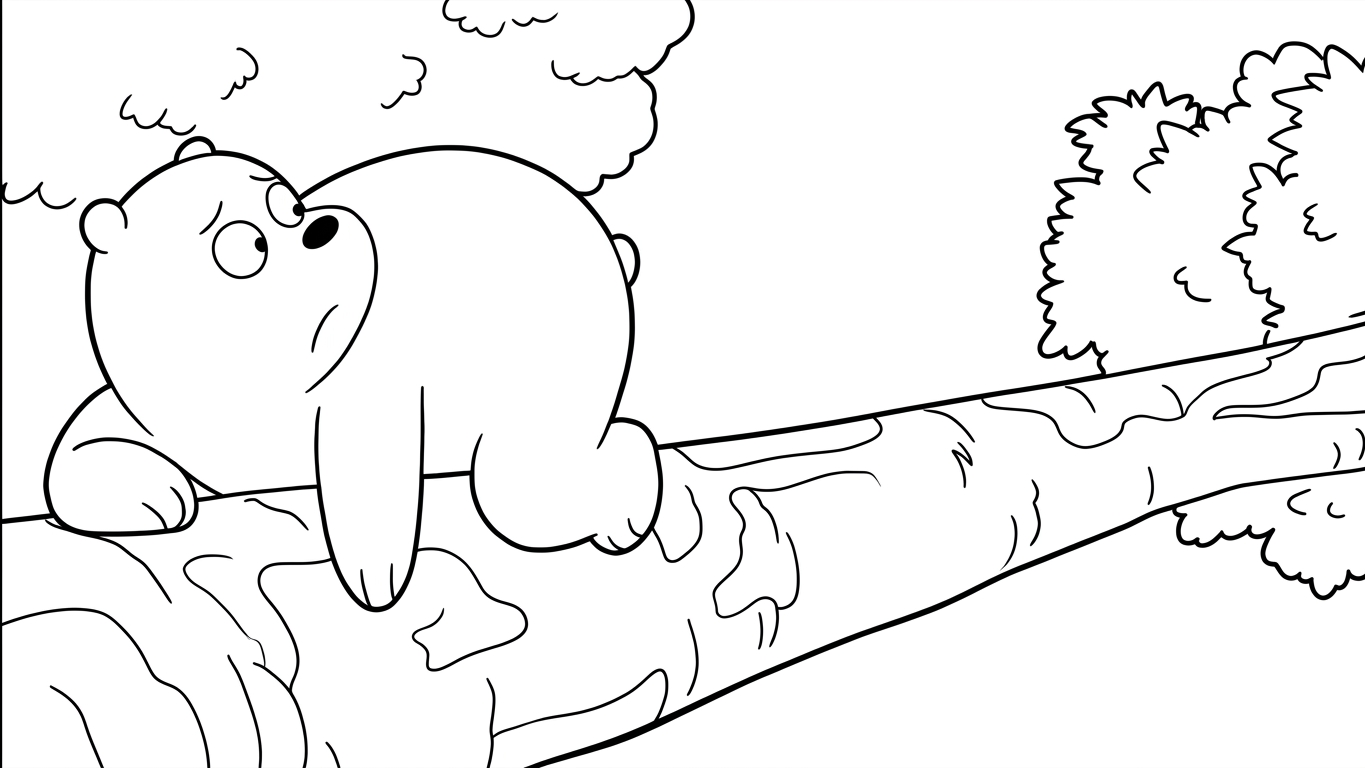 coloriage We Bare Bears pour enfant de 8 ans 2