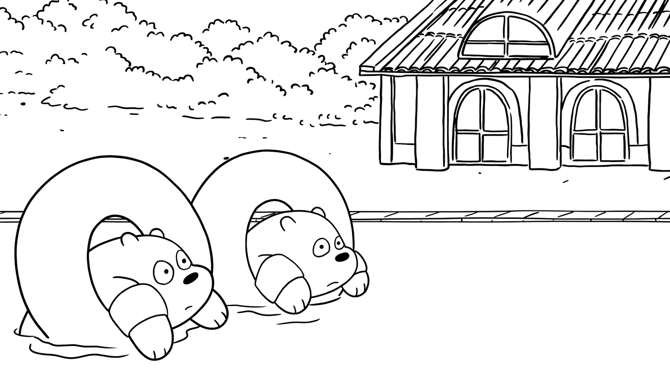 coloriage We Bare Bears pour enfants a imprimer gratuit