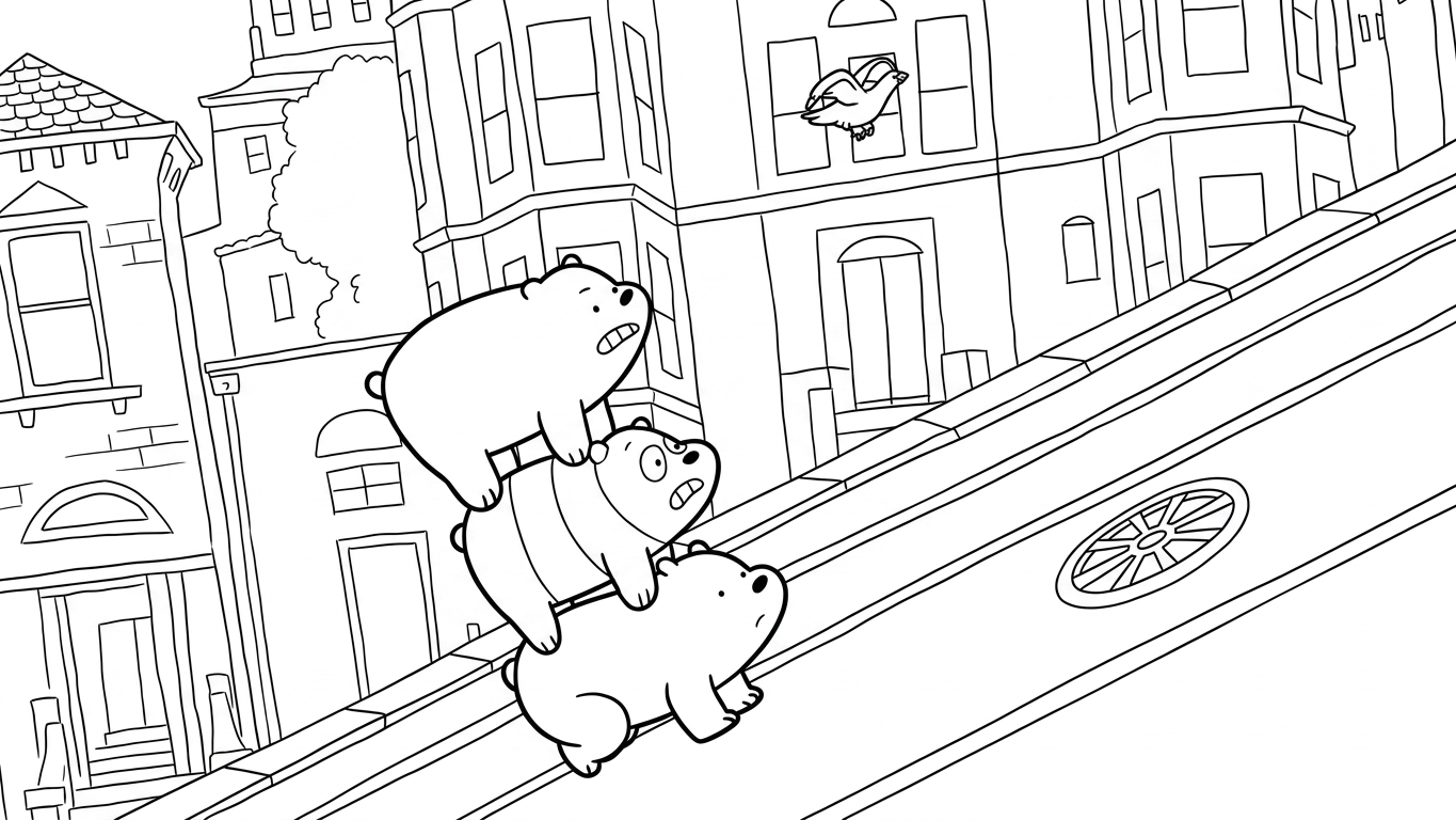 coloriage We Bare Bears et dessins 1