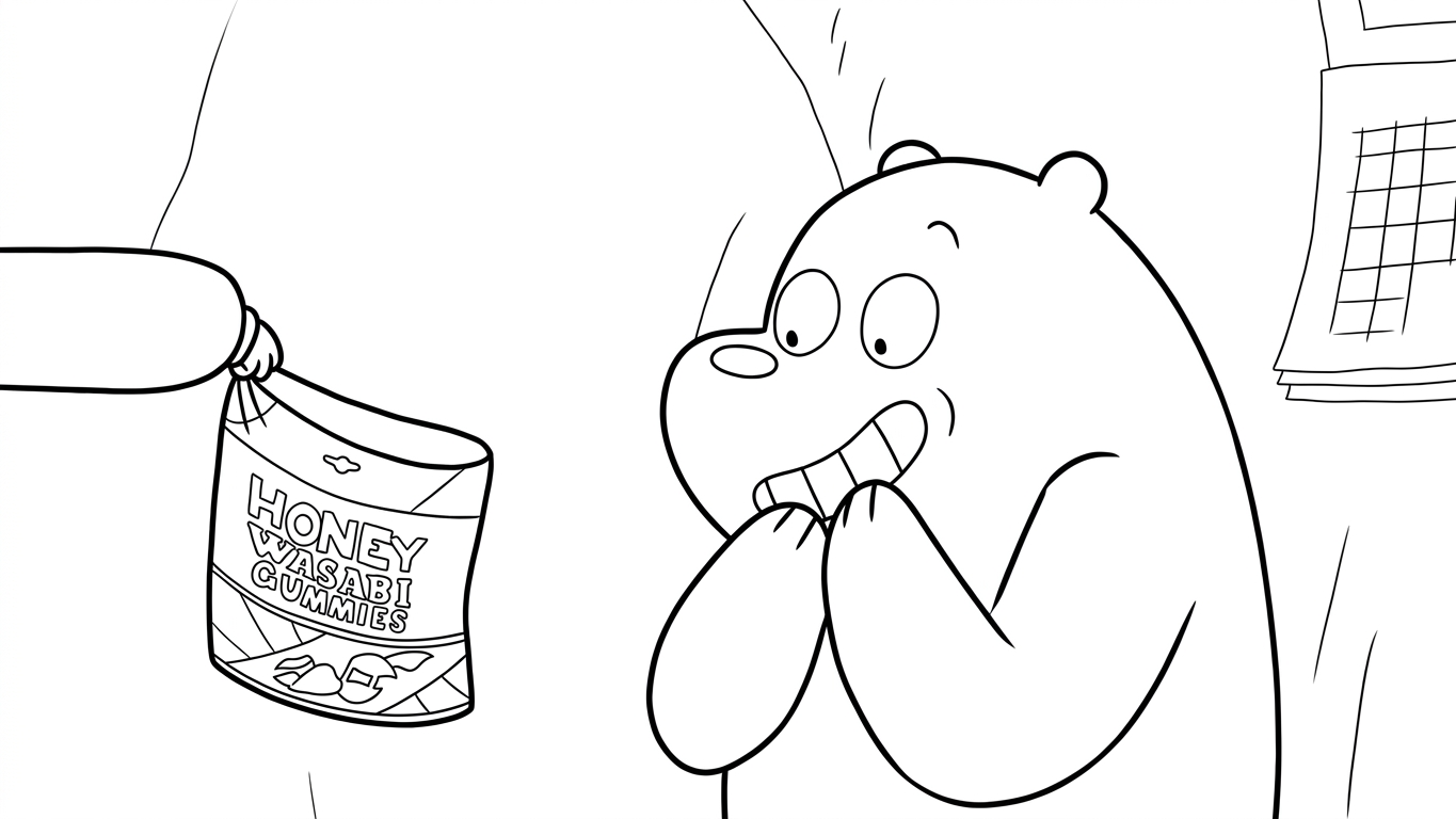 coloriage We Bare Bears pour enfant de 3 ans 1
