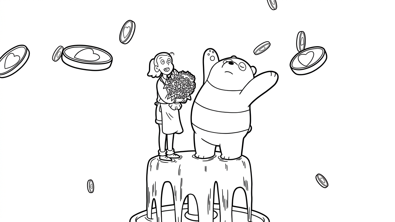 image pour coloriage We Bare Bears enfant 1