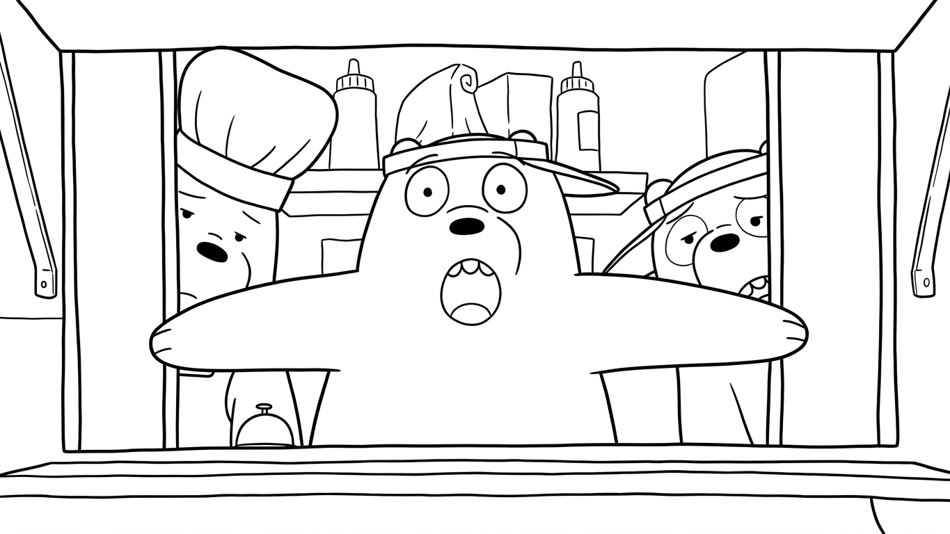 coloriage We Bare Bears a telecharger 1