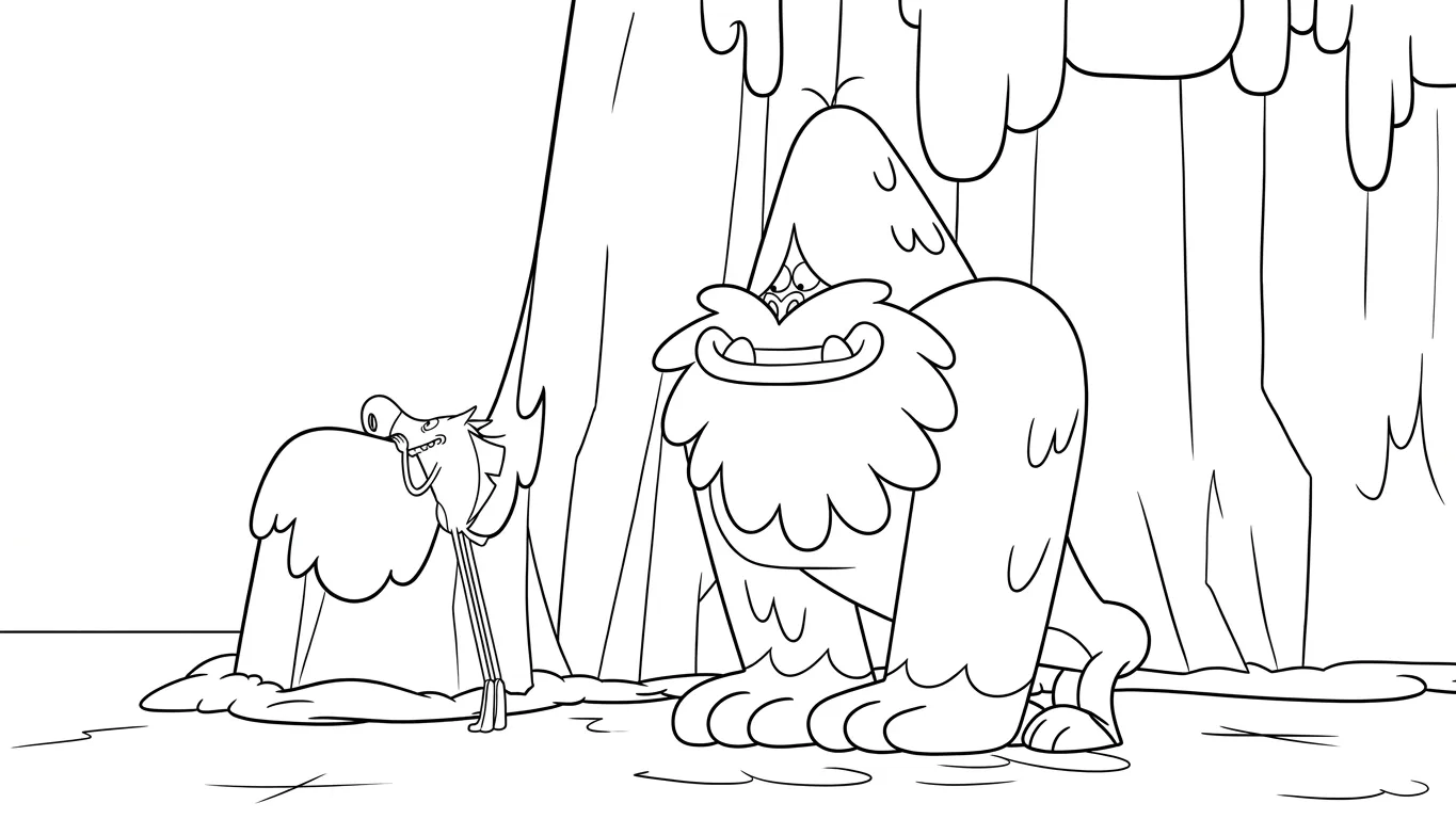 a imprimer coloriage Zig e Sharko gratuit 1